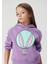 Çocuk Bugs Bunny Baskılı Kapüşonlu Mor Sweatshirt 7S10012-70586 1