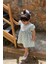 Kız Bebek Kız Çocuk Yazlık Elbise Kısa Kollu Bebek Takım çocuk Bebek giyim Elbklb 3