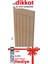 Dekoratif Duvar Paneli ( 54 x 105 cm ) Boyanabilir Ahşap 10 mm Ham Mdf 5 ADET Duvar Paneli 1 ADET Selsil Silikon HEDİYESI 1