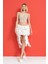 Taşlı Kelebek Büstiyer Off White Kadın 3
