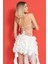 Taşlı Kelebek Büstiyer Off White Kadın 5