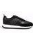 Siyah Erkek Deri Sneaker Low Top Lace Up Repr 1