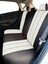Axiom Comfort Serisi - Land Rover Discovery Sport ile Uyumlu Koltuk Kılıfı, Keten-Deri / Kemik 3