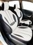 Axiom Comfort Serisi - Volkswagen Caddy ile Uyumlu Koltuk Kılıfı, Keten-Deri / Kemik 1