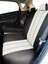 Axiom Comfort Serisi - Volkswagen Caddy ile Uyumlu Koltuk Kılıfı, Keten-Deri / Kemik 4