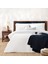 Shine Nevresim Seti Ekstra King Size 260 x 220 cm Beyaz/Bej 1