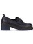 Lacivert Deri Kadın Loafer 01WZ4404 1