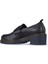 Lacivert Deri Kadın Loafer 01WZ4404 4