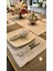 Fransız Dantelli Gümüş Simli Beyaz Amerikan Servis ve Runner Set 4