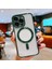 iPhone 15 Pro ile Uyumlu Kamera Korumalı Kılıf Magsafe ile Uyumlu Wireless Şarj Özellikli Powermagnet Stylish Silikon Kılıf 1
