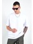 Beyaz Oversize Erkek T-Shirt 1