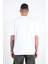 Beyaz Oversize Erkek T-Shirt 5