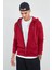 Kapüşonlu Fermuarlı Sweat Bordo 3