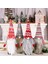 4’lü Gnome Neol Dekorasyon Seti Sevimli Peluş Noel Baba Gnome Set 1