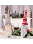 4’lü Gnome Neol Dekorasyon Seti Sevimli Peluş Noel Baba Gnome Set 3