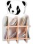Ahşap Panda Kitaplık 1