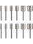 Oypfxmı Taş Oyma Seti, 12 Adet Elmas Çapak Uçları Taş Kayalar Cam Seramik Dremel Döner Aletler (4mm 5mm 6mm 8mm 10MM 12MM) (Yurt Dışından) 1