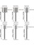 Oypfxmı Taş Oyma Seti, 12 Adet Elmas Çapak Uçları Taş Kayalar Cam Seramik Dremel Döner Aletler (4mm 5mm 6mm 8mm 10MM 12MM) (Yurt Dışından) 3