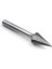 Namuny Tungsten Karbür Çapak Sivri Koni Şekli Çift Kesim Döner Çapak Dosyası 70X12MM 1/4 Inç Şaft Dia (Yurt Dışından) 1