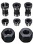 Adet Yüksek Hassasiyetli Adaptör Pens Seti 6MM/6.35MM/8MM Collet Chuck Gravür Kırpma Makinesi Yönlendirici Freze Kesici Aracı (Yurt Dışından) 1