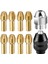 Yedek 4486 Matkap Aynası Pens Seti Pirinç Matkap Pensesini Değiştirin 1/8ın x 2, 3/32IN x 2, 1/16IN x 2, 1/32IN x 2 (Yurt Dışından) 2