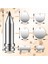 Lkpcıgcxm Gravür Ucu Gravür Aracı Gravür Aracı 6 Adet Çeşitli Metal Damgalama Boşlukları ile Uyumlu Keşfet, Hava, Hava 2 (Yurt Dışından) 2