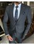 Italyan Stil Slim Fit Ceket Yelek Pantolon Takım Elbise Lacivert T10323 1