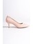 MBHRNS977-PD Kadın Süet Ince 6 cm Topuklu Pudra Stiletto & Topuklu Ayakkabı 3
