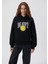 Kadın Mavi X Smiley Originals Siyah Sweatshirt 1S10038-900 2