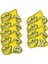 9x Golf Kulübü Headcovers Wrap Çorap Koruma Kollu Golf Demir Kapak Seti Sarı (Yurt Dışından) 1