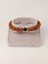 Golden Obsidyen Taşlı Rudraksha Tohum Unisex Bileklik 8mm 2