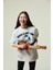 Çok Renkli Snoopy Music&Art Sweatshirt Pijama Üstü 1