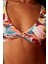 Çok Renkli Marigold Hot Düğüm Detaylı Üçgen Bikini Üstü 2