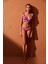 Lila Janice Deep Frill Bikini Üstü 6