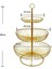Meyve Sepeti 3 Katmanlı Metal Meyve Fincan Sebze Meyve Kasesi Meyveli Kek Ekran Standı Mutfak Masa Dekor Için Meyve Tel Raf Depolama Tutucu Kek Aperatifler Suşi Aperatifler (Yurt Dışından) 2
