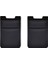 2'li Paket Universal Mobile Cüzdan/kart Tutucu - Kendinden Yapışkanlı Siyah (Yurt Dışından) 2