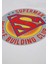 Kadın Vegan Beyaz T-Shirt - Warner Bros Superman Muscle Building Club Tasarım 3