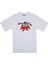 Kadın Vegan Beyaz T-Shirt - Warner Bros Tasmanian x Superman Tasarım 1
