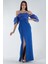 Saks Kolları Şifon Yırtmaçlı Abiye 9705139.26 2