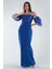Saks Kolları Şifon Yırtmaçlı Abiye 9705139.26 3