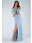 Bebe Mavi Kolları Şifon Yırtmaçlı Abiye 9705139.449 2