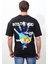 Into The Void Parmak Izi Baskılı Oversize T-Shirt 3