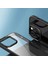 iPhone 15 Plus ile Uyumlu Kılıf Kenar Renkli Arkası Şeffaf Kamera Koruma Impact Protectıon Kılıf 4