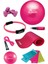 15 MM Minderli PTS Fuşya Full Pilates Seti (65 cm 20 cm) 1