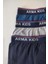 Renkli Erkek Çocuk Düz Boxer 3'lü Paket Pamuklu Likralı 3