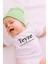 Teyze Baskılı Bebek Alttan Çıtçıtlı Yazılı Body Zıbın - Beyaz 1