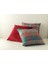 Yılbaşı Hana Kırlent Kılıfı 43x43 cm Kırmızı - Yeşil 3
