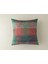 Yılbaşı Nina Kırlent Kılıfı 43X43 cm Kırmızı - Yeşil 1