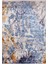 Cita Mavi Modern Polyester Dijital Baskı Halı 1