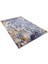 Cita Mavi Modern Polyester Dijital Baskı Halı 3